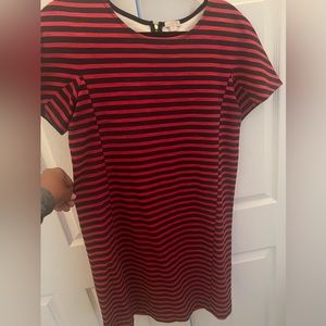 Jcrew red and black dress size M - good condition